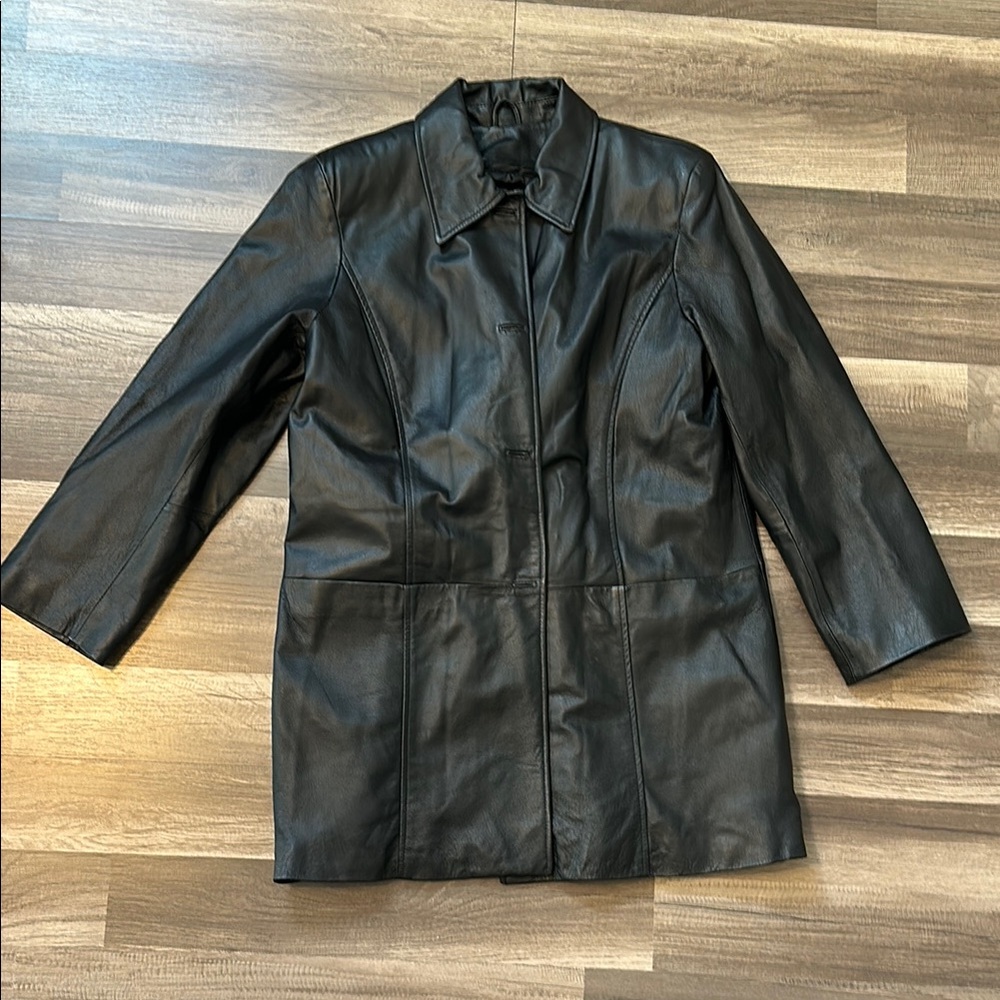 Women's Black Leather Jacket